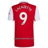 Camiseta de fútbol Arsenal Lacazette 9 Primera Equipación 2022-23 - Hombre